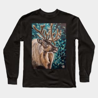 Caribou Reindeer Long Sleeve T-Shirt